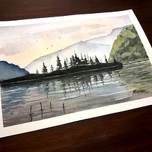 Paisaje en acuarela. Un progetto di Pittura ad acquerello di Sergio Vera - 30.07.2020