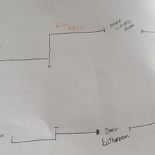 My project in Interior Design for Beginners course - This is a very simple sketch of a small apartment. I started with the halls (a small one and a bigger one for an office since a lot of people are working from home now. . % Loi Loiola tarafından hazırlanan İç Tasarım projesi - 10.02.2021