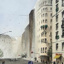 Paisaje urbano en acuarela. Un progetto di Disegno, Illustrazione tradizionale, Pittura e Pittura ad acquerello di Sergio Vera - 28.07.2020
