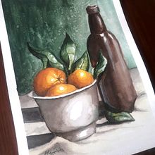 Bodegón en acuarela. Un progetto di Belle arti, Disegno, Illustrazione tradizionale, Pittura e Pittura ad acquerello di Sergio Vera - 01.08.2020