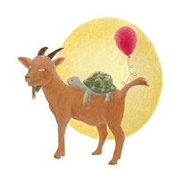 My project in Digital illustration with coloured pencils course. Digital Illustration project by Sara Celine Galle - 03.02.2021