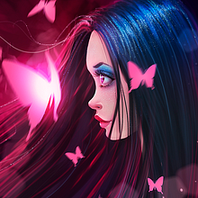 Breast cancer - In memory of my mother. Concept Art, Creativit, Digital Drawing, Digital Painting, and Portrait Drawing project by Laura Leiva - 03.02.2021