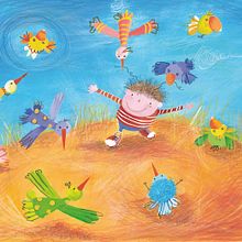 The Farne Island . Ilustrație pentru copii de Cristina Gil - 03.02.2020