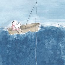 Mar de letras . Ilustrație pentru copii de Cristina Gil - 03.02.2021