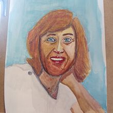Retrato artístico en acuarela. Watercolor Painting project by Judith Francin - 03.03.2021