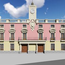 Ayuntamiento Alcalá de Henares. 3D, Architecture, Digital Architecture, 3D Design & Infographics project by Rafael Bravo - 02.19.2019