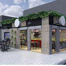 Mi Proyecto del curso: Diseño de interiores para restaurantes. 3D, 3D Design, Retail Design, Interior Design, 3D Modeling, and ArchVIZ project by Daniel Romero - 03.02.2021