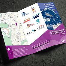 Triptico 2do Concurso Acuarela. Un projet de Design , Conception d'affiches, Conception numérique, Conception éditoriale, Design graphique, Illustration éditoriale et Illustration vectorielle de Rafael Bravo - 16.05.2015