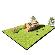 Vivienda Natural Bio-House. 3D Design project by GIANMARCO Rojas Palomino - 03.03.2021