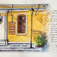 My project in Watercolor Travel Journal course. Sketchbook project by serenedusk - 04.11.2021