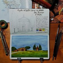 ĶMi Proyecto del curso: Mi visión de La Toscana  Ein Projekt aus dem Bereich Bildende Künste von Alicia Anton Collado - 03.03.2021