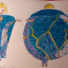 My project in Introduction to Fashion Design course :Tutu-and-me.. Costume Design, and Creativit project by Anna Tomczyk- Churska - 03.03.2021