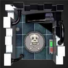 Technological Combat Arena. Modelagem 3D projeto de Camilo Flores Ferrada - 03.03.2021