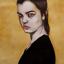 Meu projeto do curso: Retrato em aquarela a partir de uma fotografia Ein Projekt aus dem Bereich Porträtzeichnung von Allan Martins - 03.03.2021