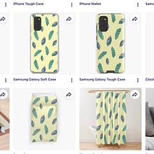 I created a pattern with Alocasia and Rubber plant leaves. Un projet de Aquarelle de nico88_it - 03.03.2021