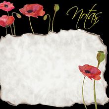 Set papelería amapola. Projekt z dziedziny R i sunek botaniczn użytkownika Amapola Mariangel - 20.03.2021