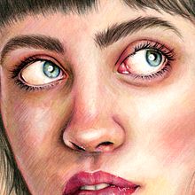 PENSAMIENTO FUGAZ. Fine Arts, Concept Art, Creativit, Drawing, Pencil Drawing, Artistic Drawing, Portrait Drawing, Realistic Drawing, Editorial Illustration, Traditional illustration, Ink Illustration, Painting, Acr, and lic Painting project by Laura Romero Illustration - 01.21.2021