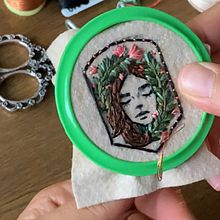 Work in progress. Embroider project by Defne Güntürkün - 01.01.2019