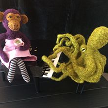 My final project in Needle Felting. Un proyecto de Artesanía y Diseño de juguetes de borcsa.nogradi - 04.03.2021