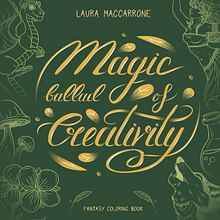Cover for "Magic ballad of Creativity" - Digital Lettering Project. Un proyecto de Ilustración tradicional y Lettering digital de Laura Maccarrone - 30.03.2021
