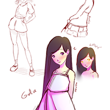 My life with an illegal monster (character design). Design de personagens projeto de Hugo Larios Colino - 04.03.2021