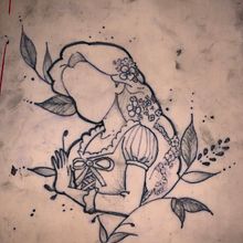 Meu projeto do curso: Tatuagem para principiantes. Un projet de Conception de tatouage de Juliana Saboia Larrubia - 04.03.2021