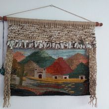 Mi Proyecto del curso: Remixar un tapiz. Fiber Arts project by Sandra Murad - 03.04.2021