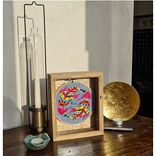 Koi-Karpfen mit Satinstich Ein Projekt aus dem Bereich Stickerei von Ilaria Anselmi - 04.03.2021