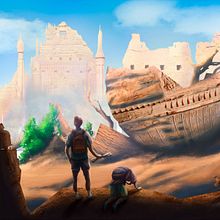 Mi Proyecto del curso: Concept art para videojuegos. Architecture, Concept Art, Industrial Design, and Traditional illustration project by Carlos Poveda - 03.05.2021
