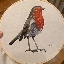 My project in Painting with Thread: Textile Illustration Techniques course. Embroider project by Sara Lewkowicz - 03.03.2021