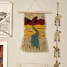 Teton Valley Tapestry No. 1. Een project van Craft,  Ontwerp y Textiel van Emily Wander - 19.01.2021