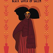 My project in Book Cover Illustration: I, Tituba. Black Witch of Salem. Projekt z dziedziny Ilustracja c, frowa, Ilustracja w, dawnicza, Trad, c i jna ilustracja użytkownika virginiaelenapatrone - 05.03.2021