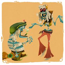 Mi Proyecto: Las Momias Hippies. Un progetto di Character design, Illustrazione tradizionale, Illustrazione digitale, Narrativa e Illustrazione infantile di Maximiliano Enrique González Vásquez - 18.01.2021