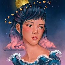 Mi Proyecto del curso: Retratos digitales de fantasía con Photoshop. Un progetto di Illustrazione digitale di Gabriella Bevilacqua - 05.03.2021