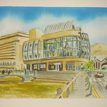 My project in Architectural Illustration with Watercolor course. Een project van Schilderij y Aquarelschilderen van Muhammud Azhar Badulla - 10.03.2021