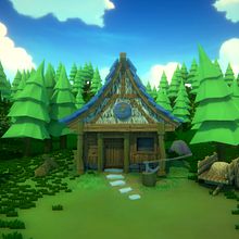 Meu projeto do curso: Modelagem de cenários low poly para vídeo games - Vikings. Un progetto di 3D, Progettazione 3D, Sviluppo di videogiochi, Progettazione di giochi, Modellazione 3D e Videogiochi di Filipe Patrocínio - 07.03.2021