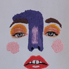 Red lips. Embroider project by Elo (Saturno Rosa) - 03.05.2021