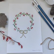 X-MAS 20-21 / tarjetas de felicitación. Un projet de Illustration traditionnelle , et Aquarelle de Silvia Palao - 06.12.2020