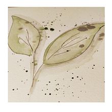 primeras hojas y florales. Un projet de Illustration traditionnelle , et Aquarelle de Silvia Palao - 06.12.2020
