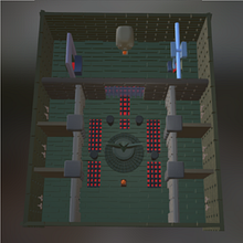 Calabozo Con Tortura. Modelagem 3D projeto de Camilo Flores Ferrada - 06.03.2021