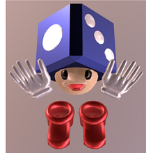 Dado Tumble(Mario Party 3). 3D Modeling project by Camilo Flores Ferrada - 03.06.2021