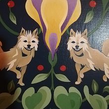 My project in Introduction to Floral Illustration with Acrylic course. Un proyecto de Pintura acrílica e Ilustración botánica de handelmeva - 06.03.2021