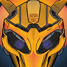 My Course Project: Vector Art - Reflect Your Style with Illustrator / Bumblebee 2018 Movie Art . Design, Digital Illustration, and Vector Illustration project by Matías Herrera González - 03.06.2021