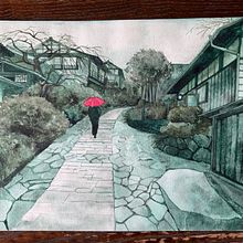 My project in Modern Watercolor Techniques course . % Rinko Hos tarafından hazırlanan Sulubo, Ve a Resim projesi - 03.12.2021