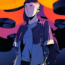 Chochin. Character Design, Digital Illustration, Traditional illustration, Sketchbook, Sketching, and Tattoo Design project by Thomas Rohlfs - 03.07.2021