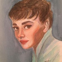 Mi Proyecto del curso: Retrato artístico en acuarela . Un progetto di Pittura ad acquerello di artmisa - 06.04.2021