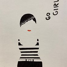 GoGirl. Drawing project by Isabella Leite - 03.07.2021