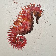 Mein Kursprojekt: Moderne Aquarelltechniken. Watercolor Painting project by sonnigreg - 03.07.2021