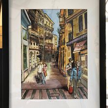 My project in Architectural Sketching with Watercolor and Ink course. Watercolor Painting project by Felipe Esparza - 03.09.2021