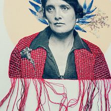 Mi Proyecto del curso: Bordado en fotografías sobre tela. Embroider project by Areli Romero - 03.05.2021
